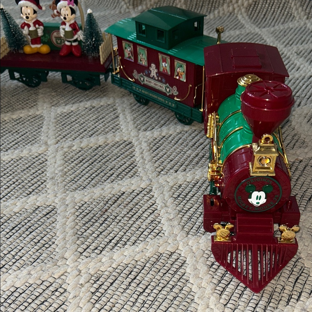 Disney Mickey Mouse Festive Train Set -  Electronical and Musical Holiday Decor